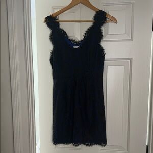 Joie Black Lace Sleeveless Dress